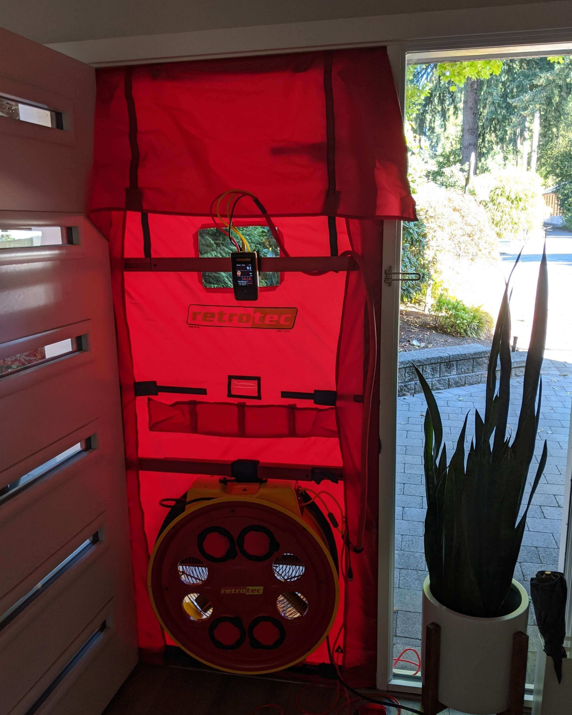 blower door